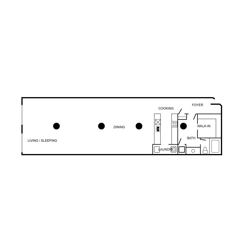 Floor plan layout diagram for a11
